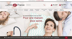 Desktop Screenshot of france-purification.com