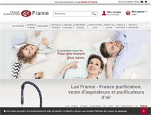 Tablet Screenshot of france-purification.com